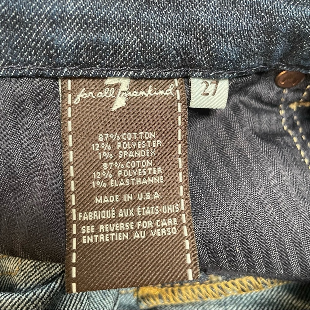 7 for all mankind Kimmie Bootcut Jeans-Size 27 - Picture 7 of 7